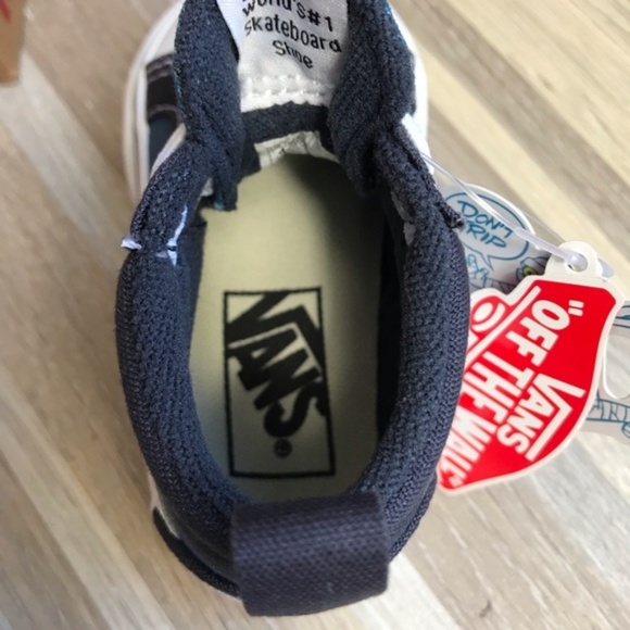 NWT VANS Racer Mid Navy Kid’s AUTHENTIC - Picture 6 of 6